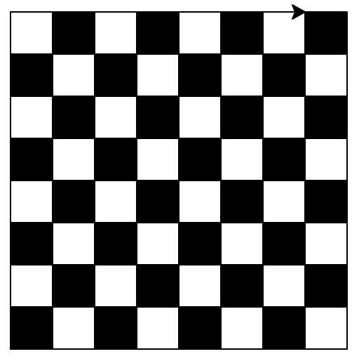 Chess Board Drawing Using Python Turtle Module